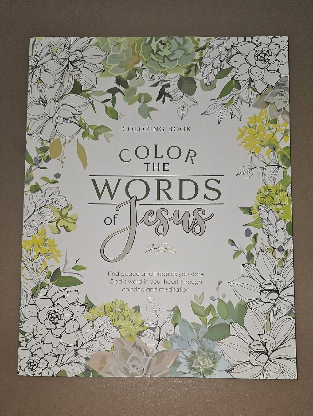 Color the Words of Jesus Coloring Book Paperback